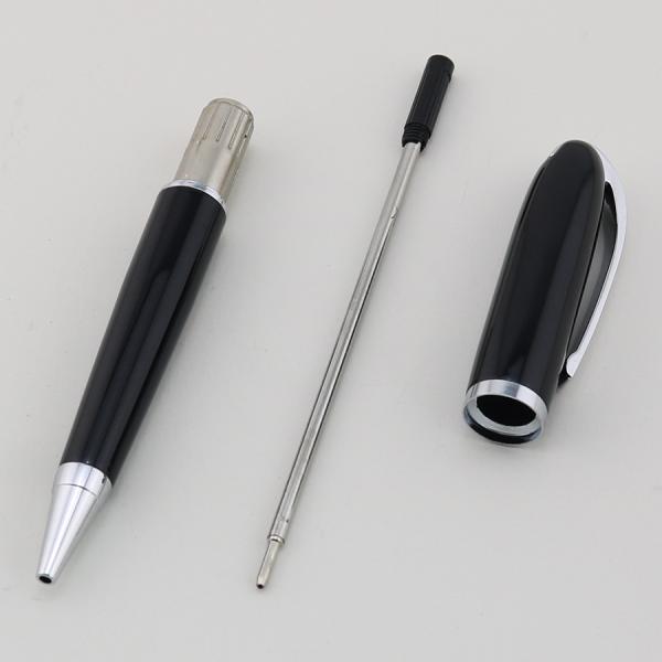 Sleek Metal Ballpoint Pen 1.0mm Classic Office Stationery Business Ball Pen