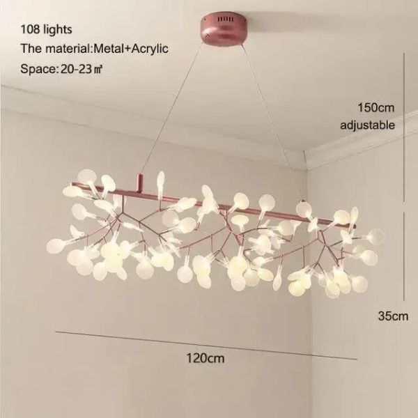 Heracleum chandelier Firefly LED lamp  Heracleum III Pendant（WH-AP-613）
