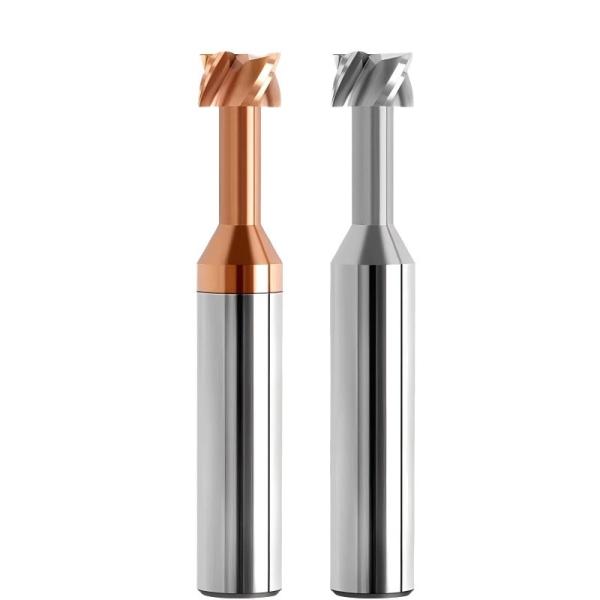 プロフェッショナルなフライス加工用耐久性タングステン鋼T型エンドミル ツール長50～150mm
