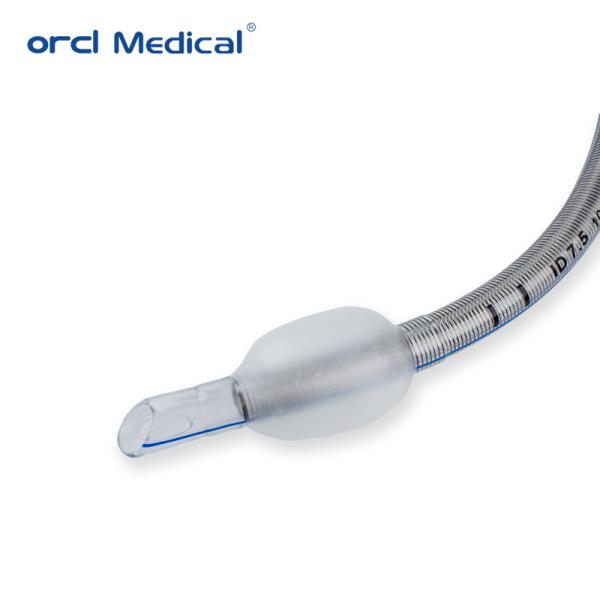 Prix en gros de l'usine DEHP médical sans menottes Endo Bougie ETT Tube endotrachéal renforcé avec 3,0-10,0 mm