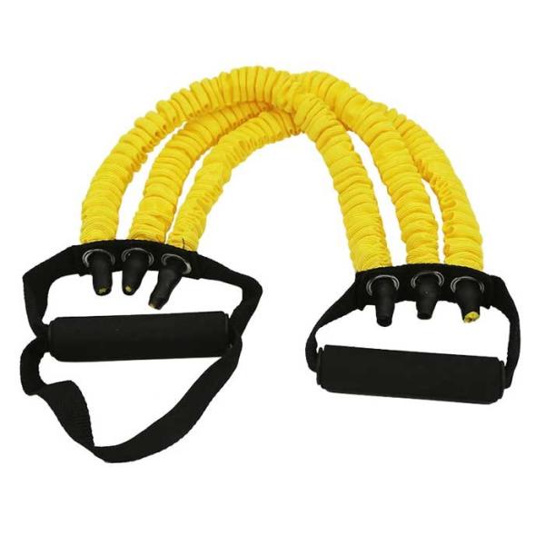 3 Tube Adjustable Rubber Chest Expander For Home Gym Muscle Training Exercise