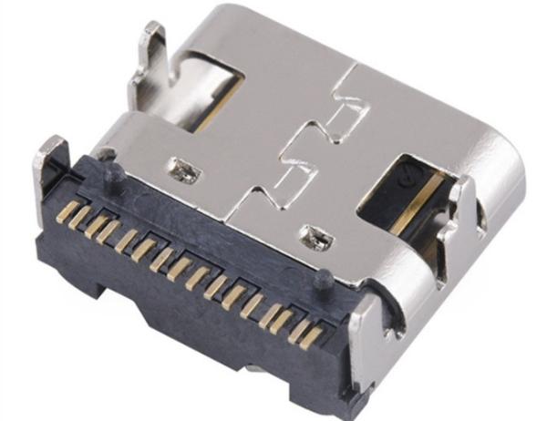 Type 16 Pin USB Type C Connector Thermoplastic Housing In Fast Charging Usb