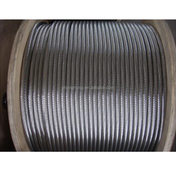6xK19S / 6xK25Fi / 6xK26WS / 6xK31WS / 6xK29Fi / 6xK36WS / 6xK41WS Compacted Wire Rope Durable Construction for Intensity