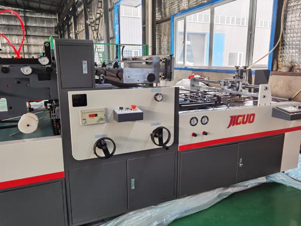 SINO JIGUO TC-760C Automatic Window Patching Machine With Corner Cutting & Creasing Function Flat Max Working Speed 10000s/h