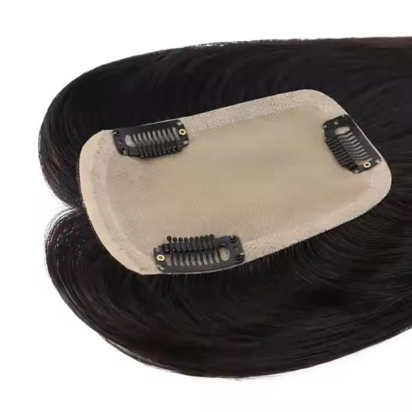 Silk Base Wig Topper Human Hair Wig 100% Unprocessed Virgin Cuticle Aligned Human Hair