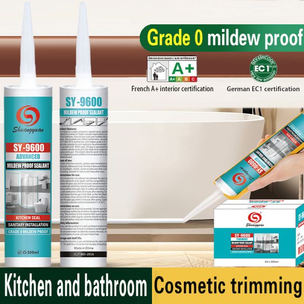 Silicone Kitchen And Bathroom Caulk For Commercial Home Use Ceramic Glass