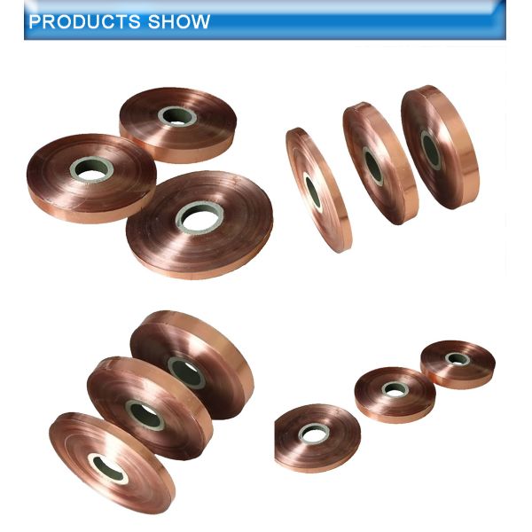 Semi Conductive 0.18mm Copolymer Laminated Copper Tape For Extra High Voltage Power Cable Armouring