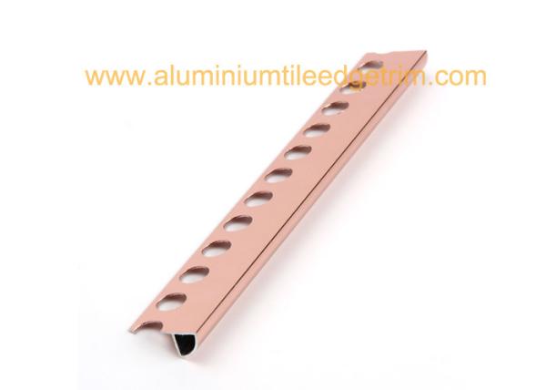 High Gloss Polished Aluminium Tile Edge Trim 2m Rust - Proof Interior Decoration 