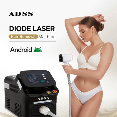 ADSS  Portable Laser Beauty Equipment 4 Wavelengths 755nm 808nm 940nm 1064nm Diode Laser Hair Removal Machine for Beauty Salon