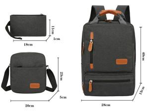 3 In 1 Travel Laptop Backpack BSCI ISO Anti Theft Backpack School