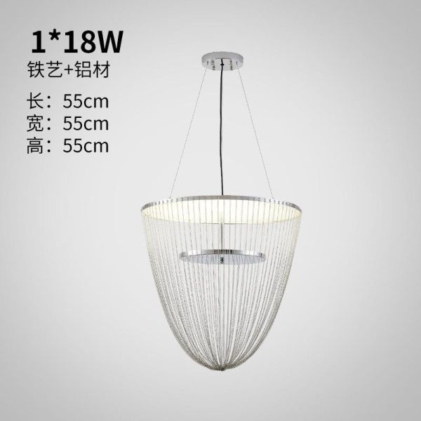 Creative Tassel Luxury LED Pendant Lights mid century art decor chandelier Celeste LED Chandelier(WH-MI-159)