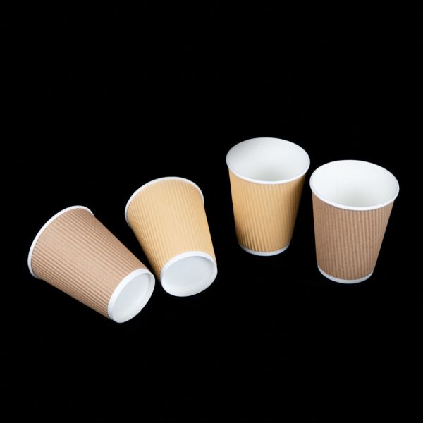 8.0oz-80 Double Wall Coffee Cup with Lid Made of Nature Material Disposable Paper Cup
