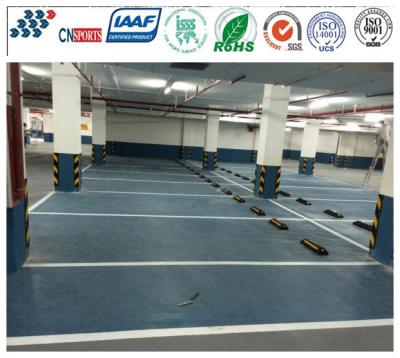 Non Toxic Car Parking Flooring Tiles Scratch Resistant