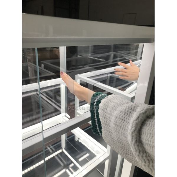 vidro moderado grosso longo da largura 10mm da mostra 3000mm da exposição do telefone celular de 4000mm