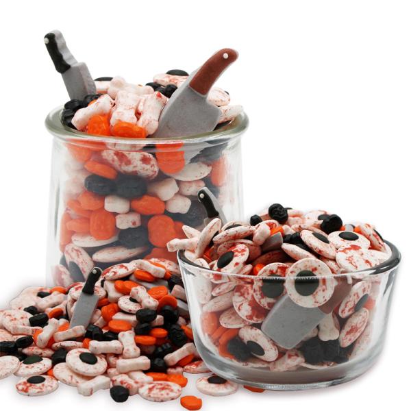 Custom Personal Label Tablet Candy Bulk Halloween Eyeball Hard Pressed Candy