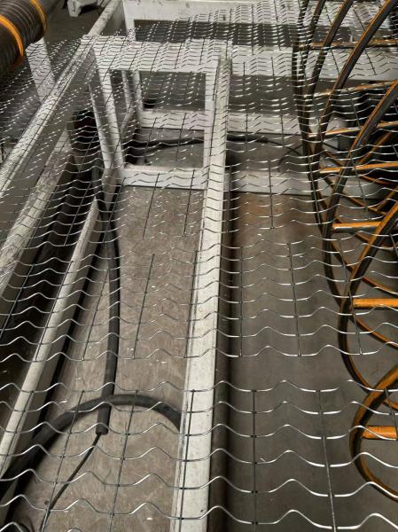 Galvanized Offshore Pipeline Counterweight Mesh 190.5mm x 140m