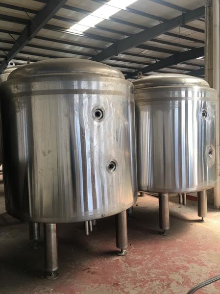 380V 220V Stainless Steel Conical Tank Jacketed Conical Fermenter Glycol Cooling
