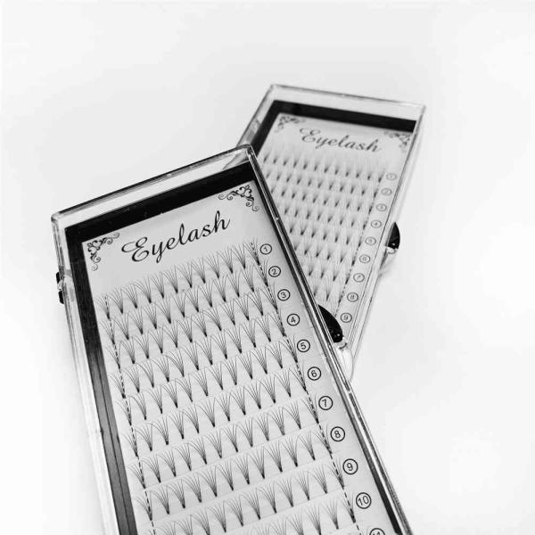 Fancy Russian Fan Lashes , Russian Volume Eyelashes DHL / UPS Shipping