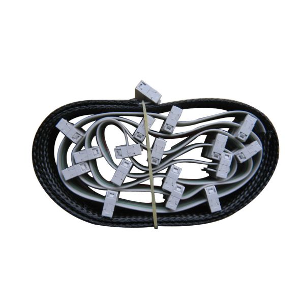 17 голов соединяя части сплетя тени жаккарда кабеля запасные