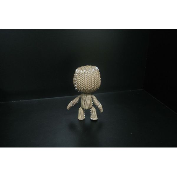 Woven Bag Effect Custom Action Figures With Little Big Planet Logo