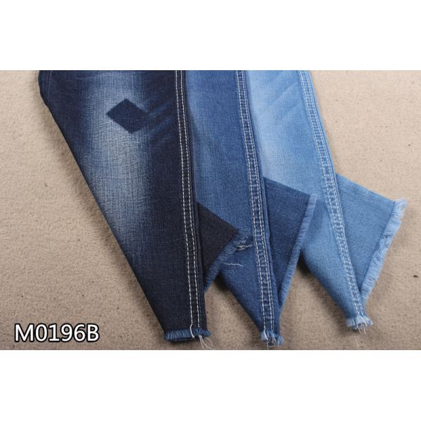 6.5oz Cotton Spandex Lyocell Denim Fabric for Shirt Warp Slub