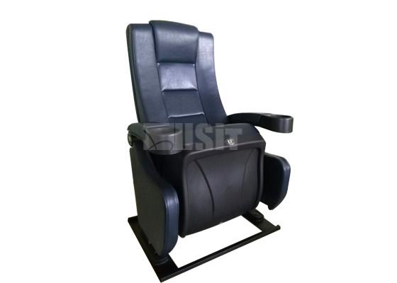 Plastic Outer Back Panel Commercial Theater Seating Flame Retardant Fabric material