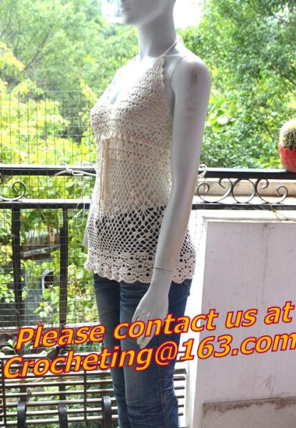 womens crochet tops feminino women hem tassel sexy tanks top croche new desigual knit vest