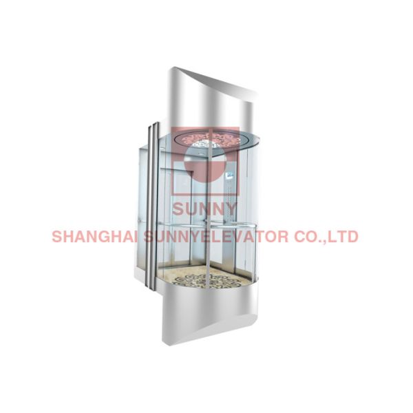 Ventile la sola elevación de visita turístico de excursión panorámica de Kinfe 1.75m/S 800kg de la puerta