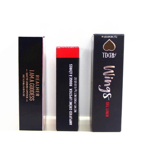 Die Cut Cosmetic Packing Box , Custom Lipstick Packaging Boxes ROHS ISO Certificate