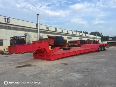 13t Grade Heavy Duty Gooseneck Low Bed Excavator Semi Trailer with Customization