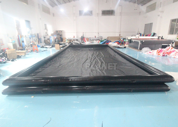 Пусковые площадки мойки брезента PVC EN14960 водоустойчивые раздувные