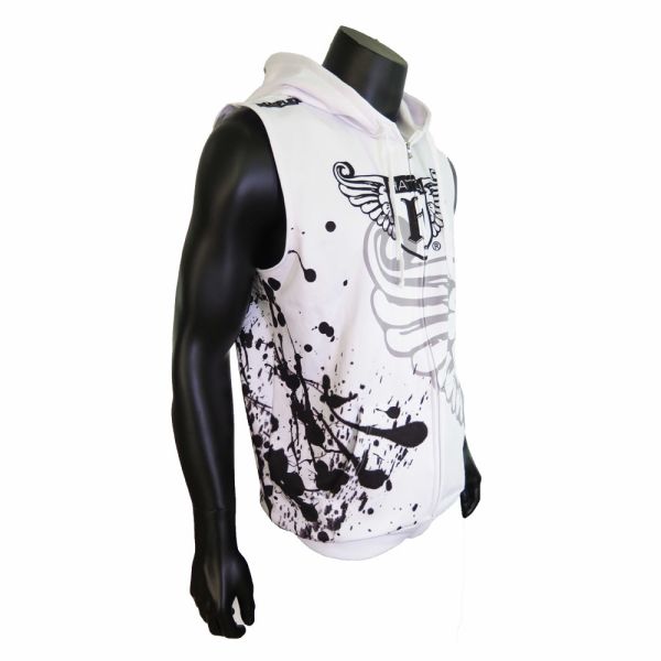 Выполненный на заказ случайный спорт одевает людей сублимация безрукавная верхняя часть Хоодие