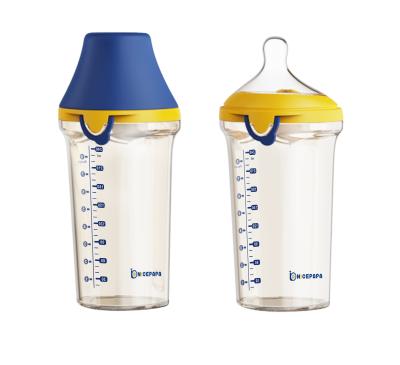 Nice Papa Flip Cap Milk Bottle PPSU Wide Neck BPA Free Anti Colic Baby Bottles