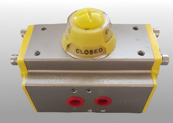 Aluminum Alloy Rack Pinion Pneumatic Actuator Double Action Single Action