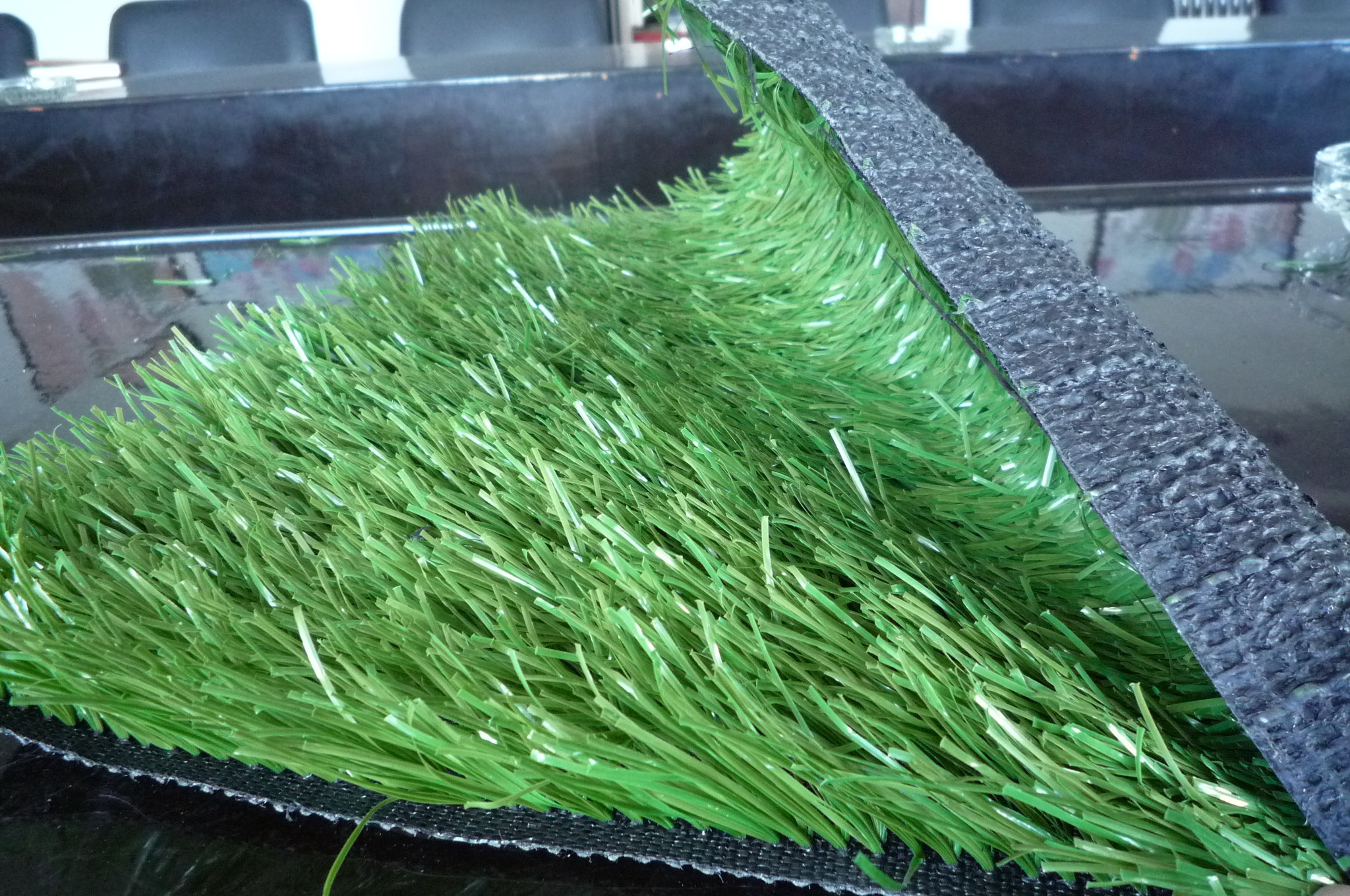 PE Monofilament Residential Artificial Grass 50mm  , CE Approved