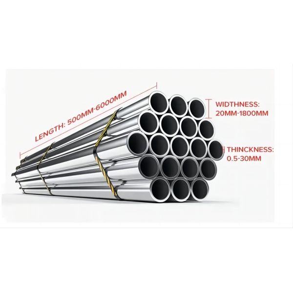 Астм А554 класс 201/304L/316L Нержавеющая стальная труба зеркальное полирование поверхности декоративное