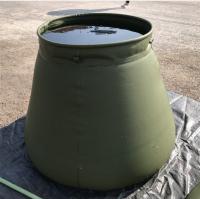 Tanque de agua de lonas de alta frecuencia de 5000L Tanque de almacenamiento de agua verde militar