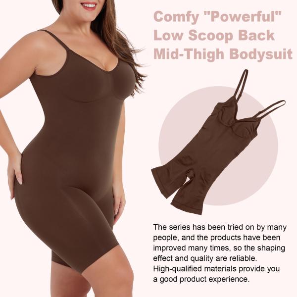Aperfeiçoadores femininos para emagrecer Controle de barriga Corrimão de uma peça HEXIN 5XL 2024