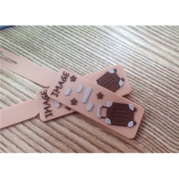 Профессиональные изготовленные на заказ заплаты кремния с блинтованием 3Д соединяют логотип для багажа