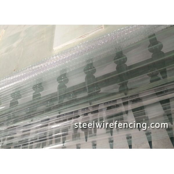 Galvanized Steel Tubular Fence Sliding Electric Gates For Backyard