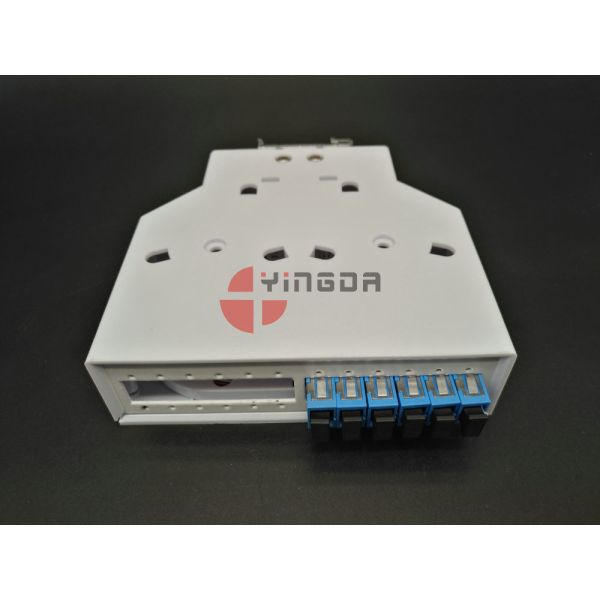 Коробка прекращения оптического волокна 12 портов СК, АБС коробки прекращения ДИН