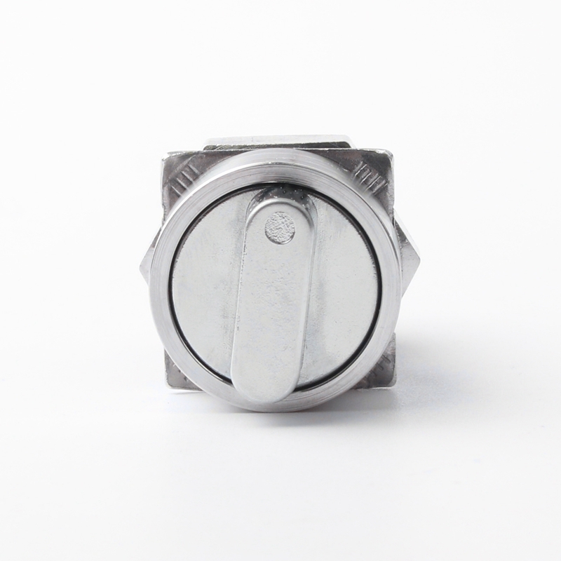 16mm IP66 IK09 Stainless Steel Rotary Switch 5A 250V 3 Position Push Button Latching Operation 2NO2NC Function Industrial