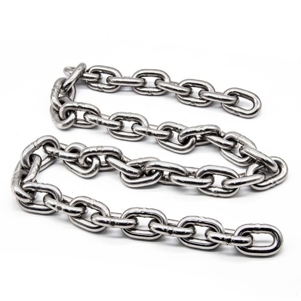 Heavy Duty Stainless Steel Chain with High Corrosion Resistance, AISI 304/316 Grade, and Precision Welded Links