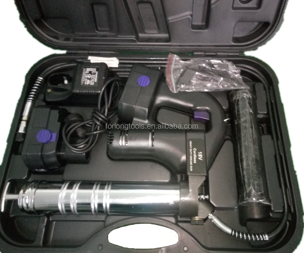 Универсальный OE NO. 18V черный электрический смазочный пистолет перезаряжаемый с емкостью 500cc и длительным сроком службы