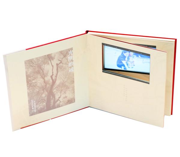 A5 7 Inch Lcd Video Mailer Wedding Invitation Video Brochure