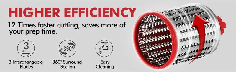 Green Rotary Cheese Grater The Perfect Addition to Any Kitchen for Shredding Vegetables