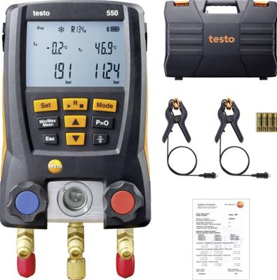 Testo 550 Digital Refrigerant Manifold Kit with Bluetooth