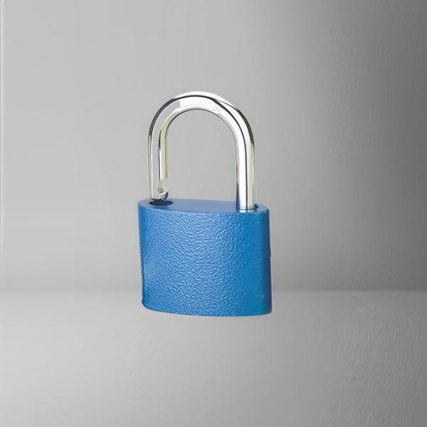 Rarlux 38-75mm Padlock Iron Body Best Padlock Blue Plastic Painted Surface Iron Padlock with Brass Keys or Iron Keys