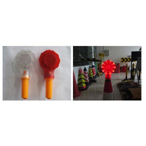 Small Battery Powered Plastic Warning Light Traffic Safety Equipment