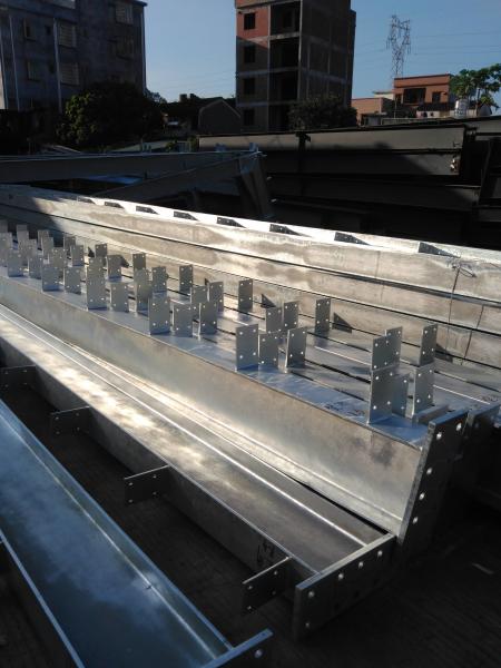 Multi - Floor Building Steel Frame For A Shopping Mall Fabrication With Hot-dip Galvanized Structure Steel